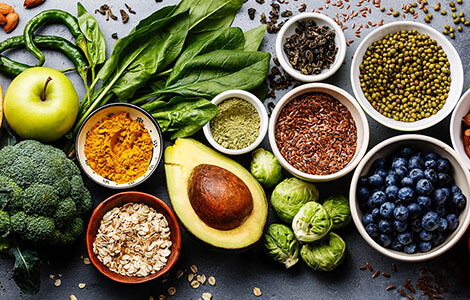 Fruits and Nuts on a Table