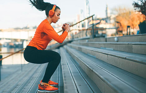 Woman Excersizing